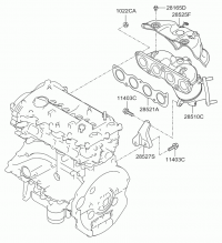 SPZ-P41709, Коллектор с пламегасителем SPRINT на Kia Optima IV (2016-2020) 2,0л (150л.с.)